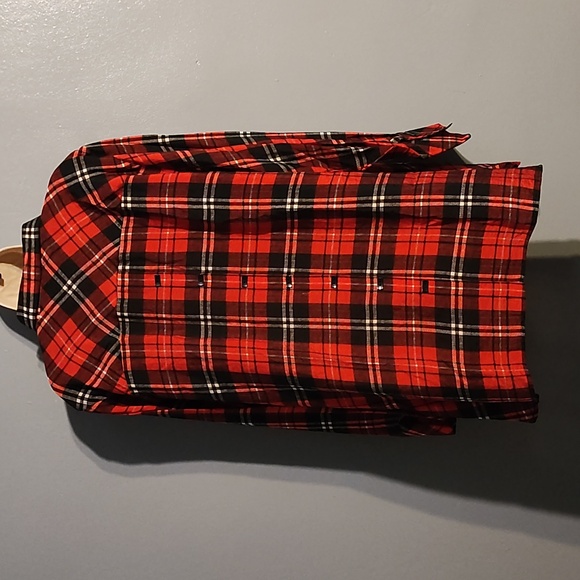 Multiples women's red, white & black gingham size 1XL top - Picture 12 of 17